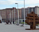Esculturas monumentales de Juan Méjica en el Paseo de Poniente de Gijón
