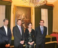 Paul Bevan, Secretario General de EUROCITIES, visita Gijón