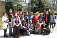 La activista Vandana Shiva en el Jardín Botánico Atlántico